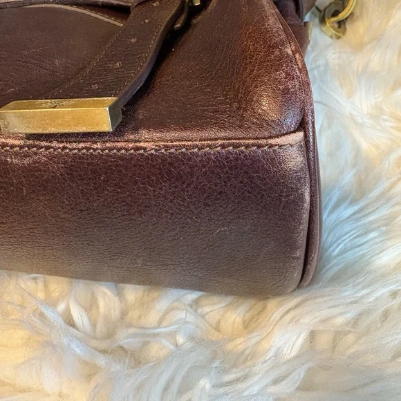 Mulberry Brown and Gold Leather Alexa Purse - Picture 5 of 15